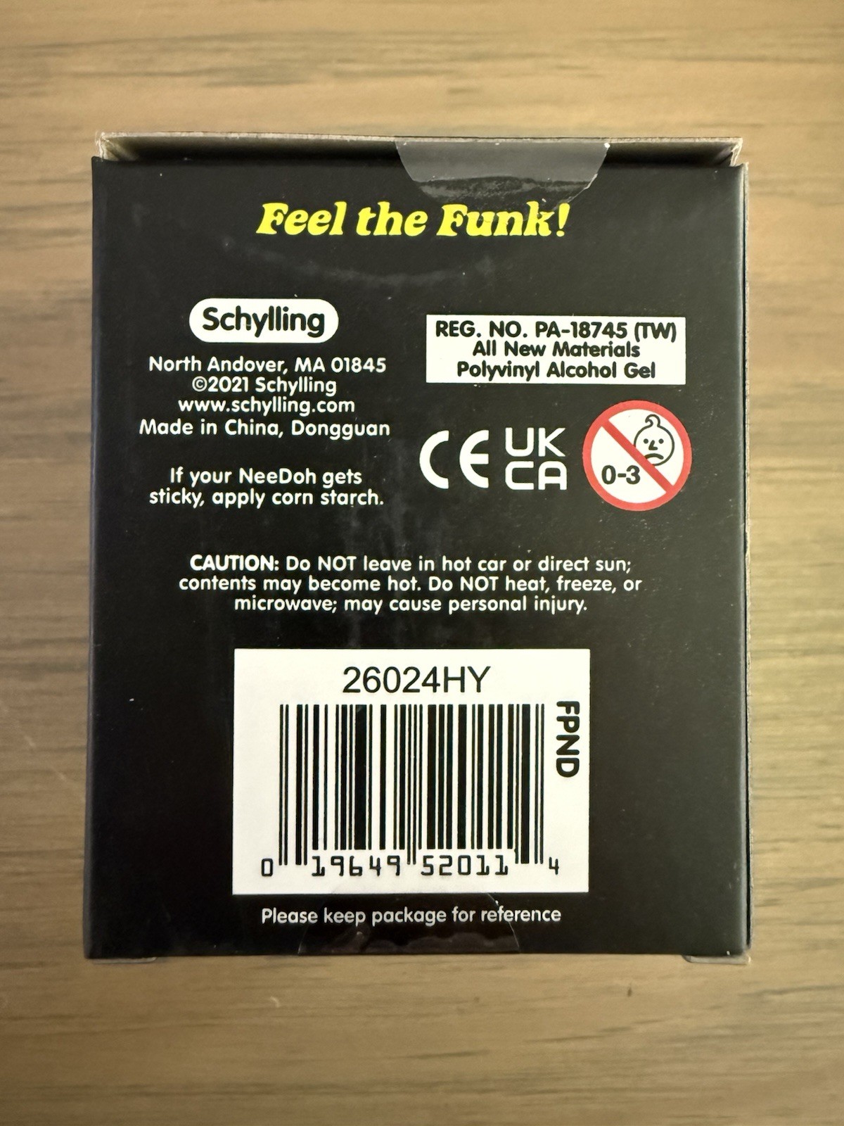 Schylling NeeDoh Teal FUNKY PUP Squeeze Ball Squish Nee Doh Authentic New Sealed