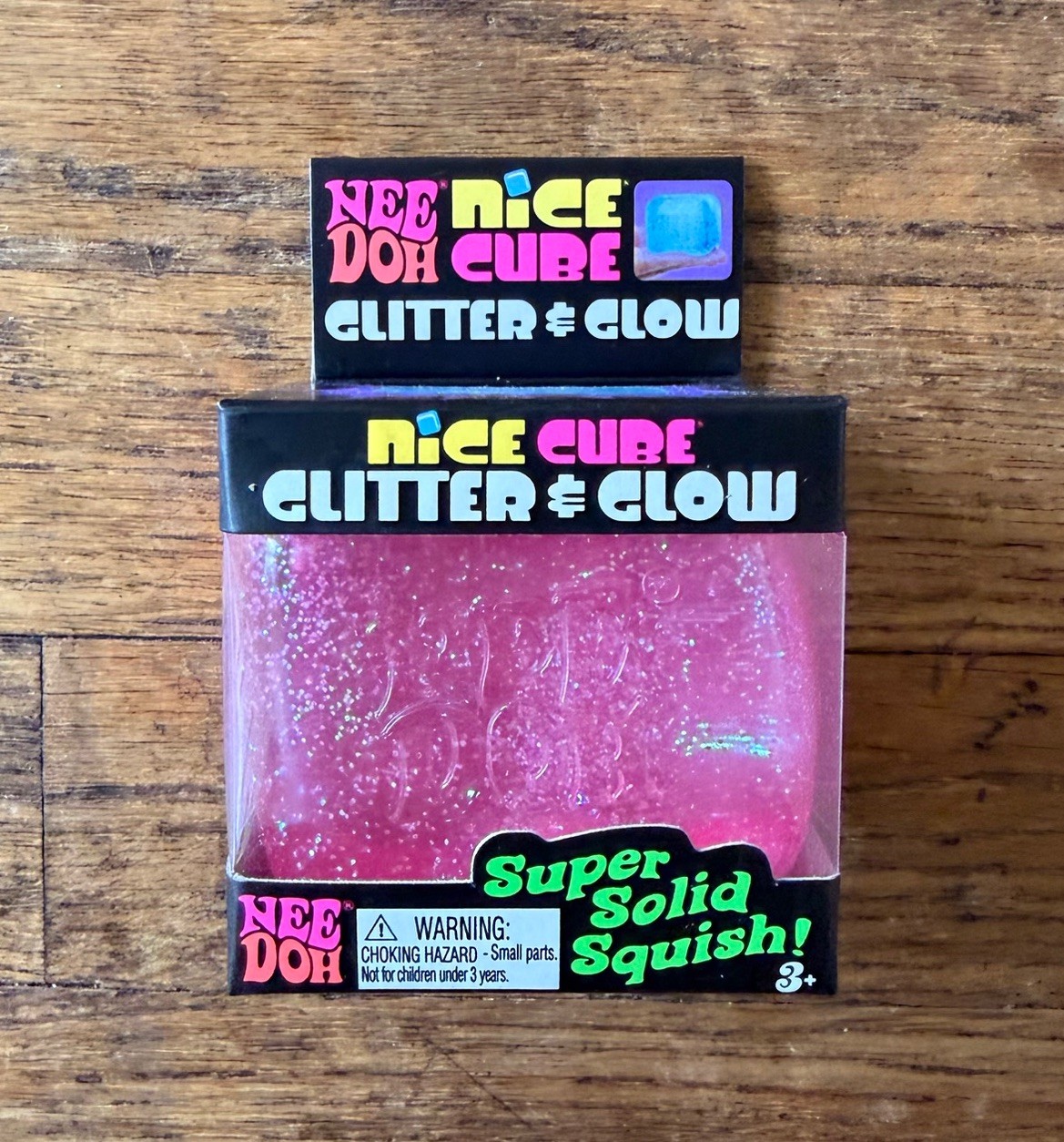 Needoh Nice Cube Glitter And Glow *FAST SHIPPING*