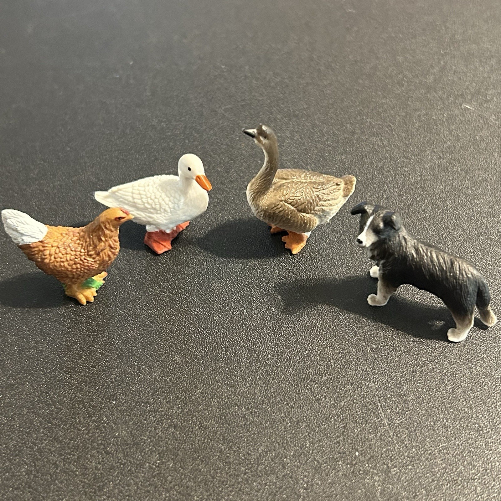 10 CollectA Play Farm Animals Donkey Horse Pig Cow Chicken Geese Goat Sheep Dog