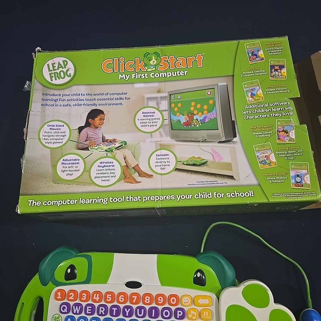 LeapFrog ClickStart Keyboard Tested Working Kids Learning Educational Toy