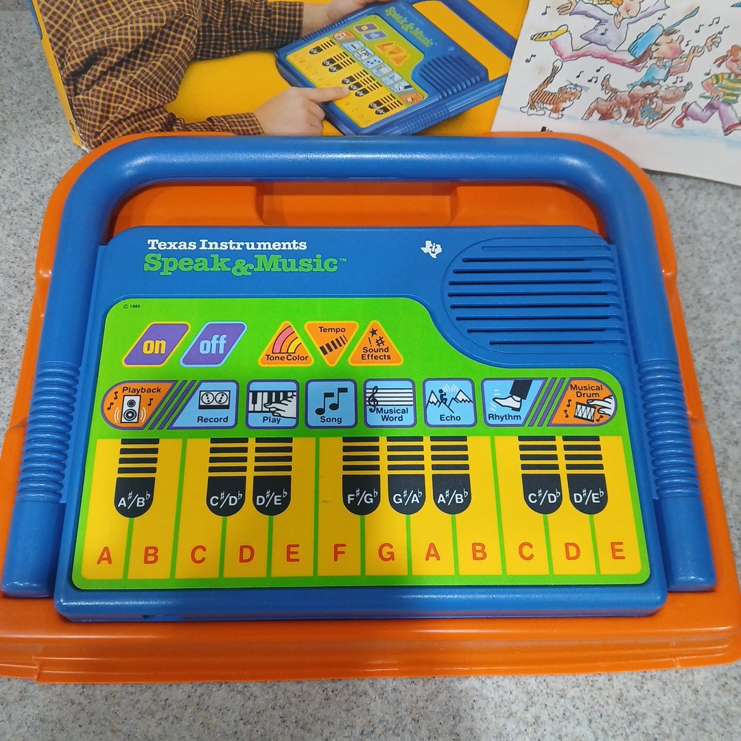 Texas Instruments~Speak & Music~Vintage Learning Toy-Malfunctioning/Repair/parts