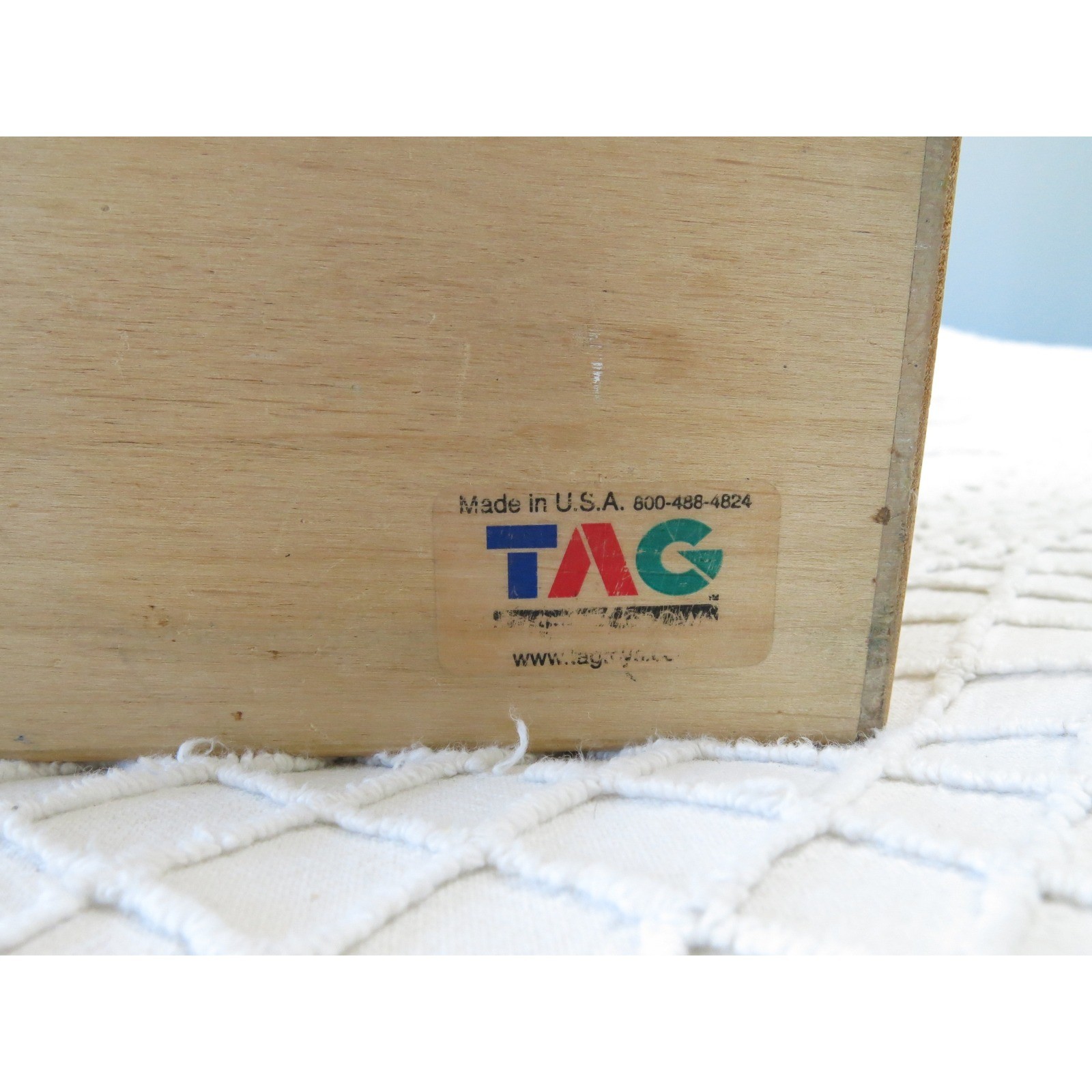 TAG Toys Wooden Lock Box Montessori Educational Fine Motor Skills Toy Made USA