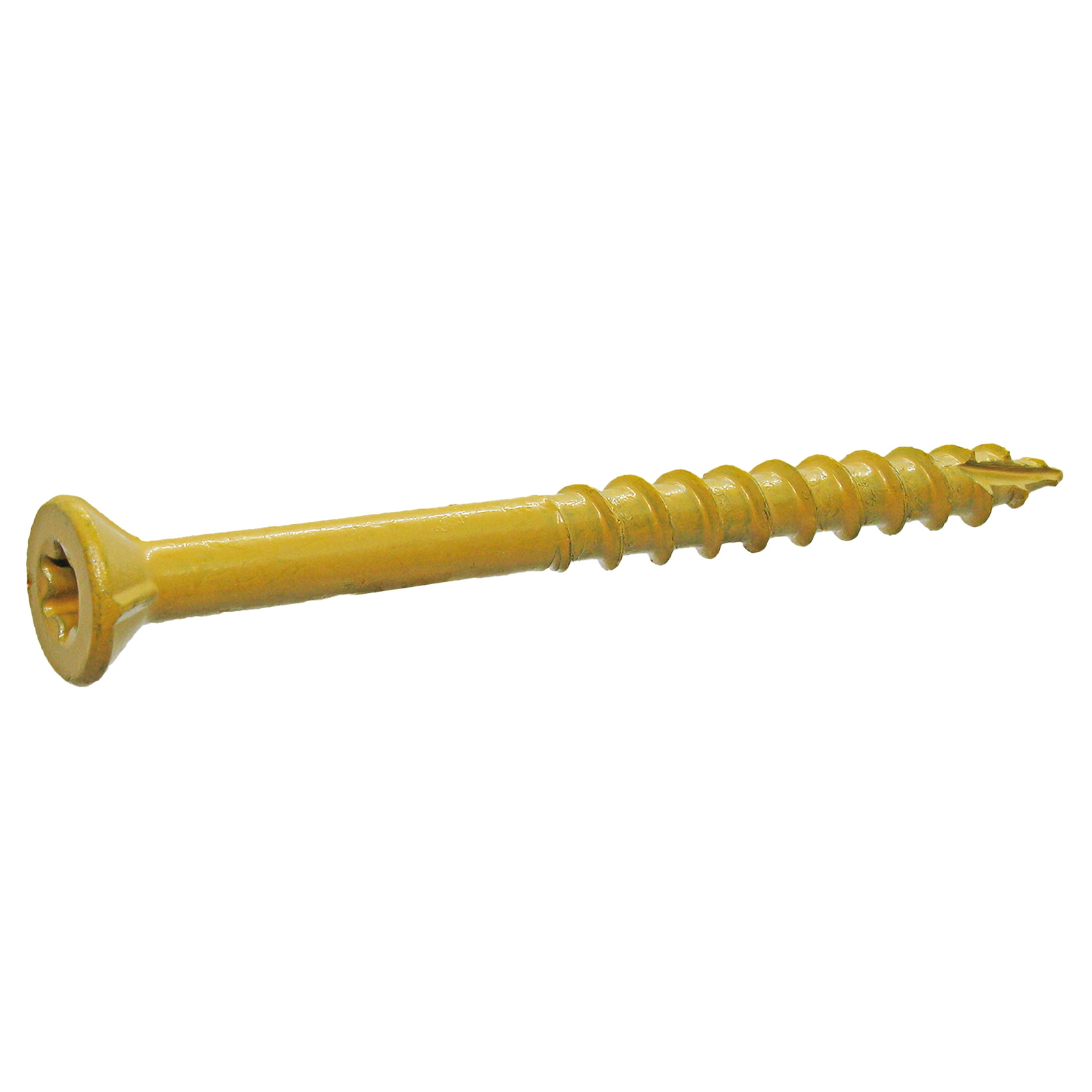 (2 pack) PrimeGuard Plus #9 x 2-1/2 in. Tan Wood to Wood Deck Screw 1 lb.