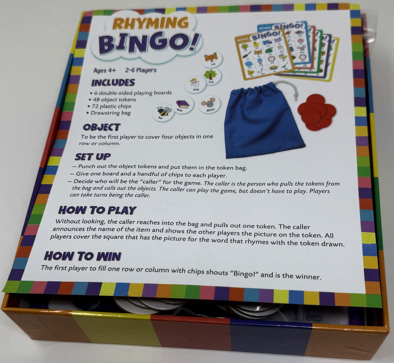 Rhyming Bingo – Peaceable Kingdom – 2021 – MindWare