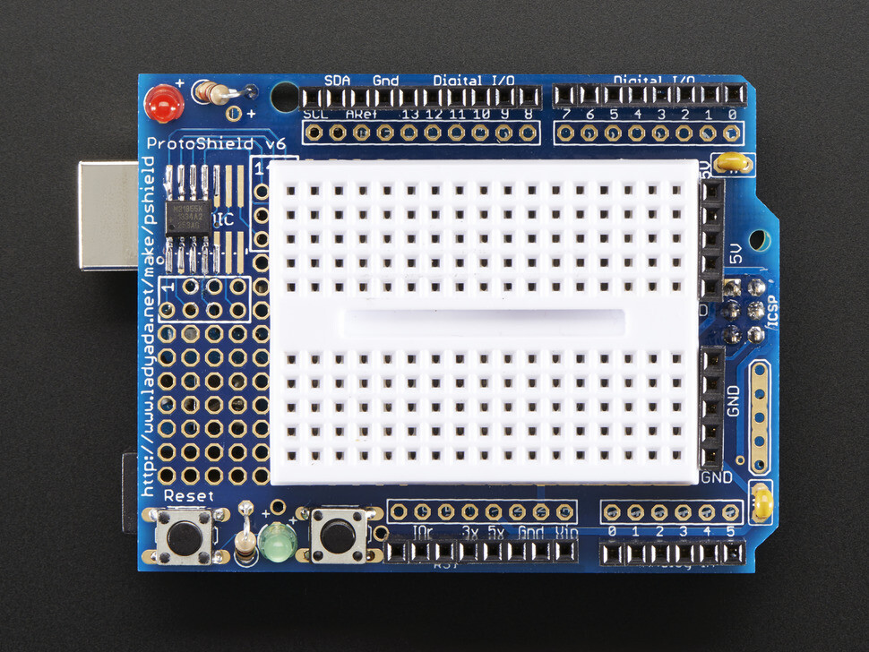 [ Adafruit ] Proto Shield for Arduino Unassembled Kit – Stackable – Version R3