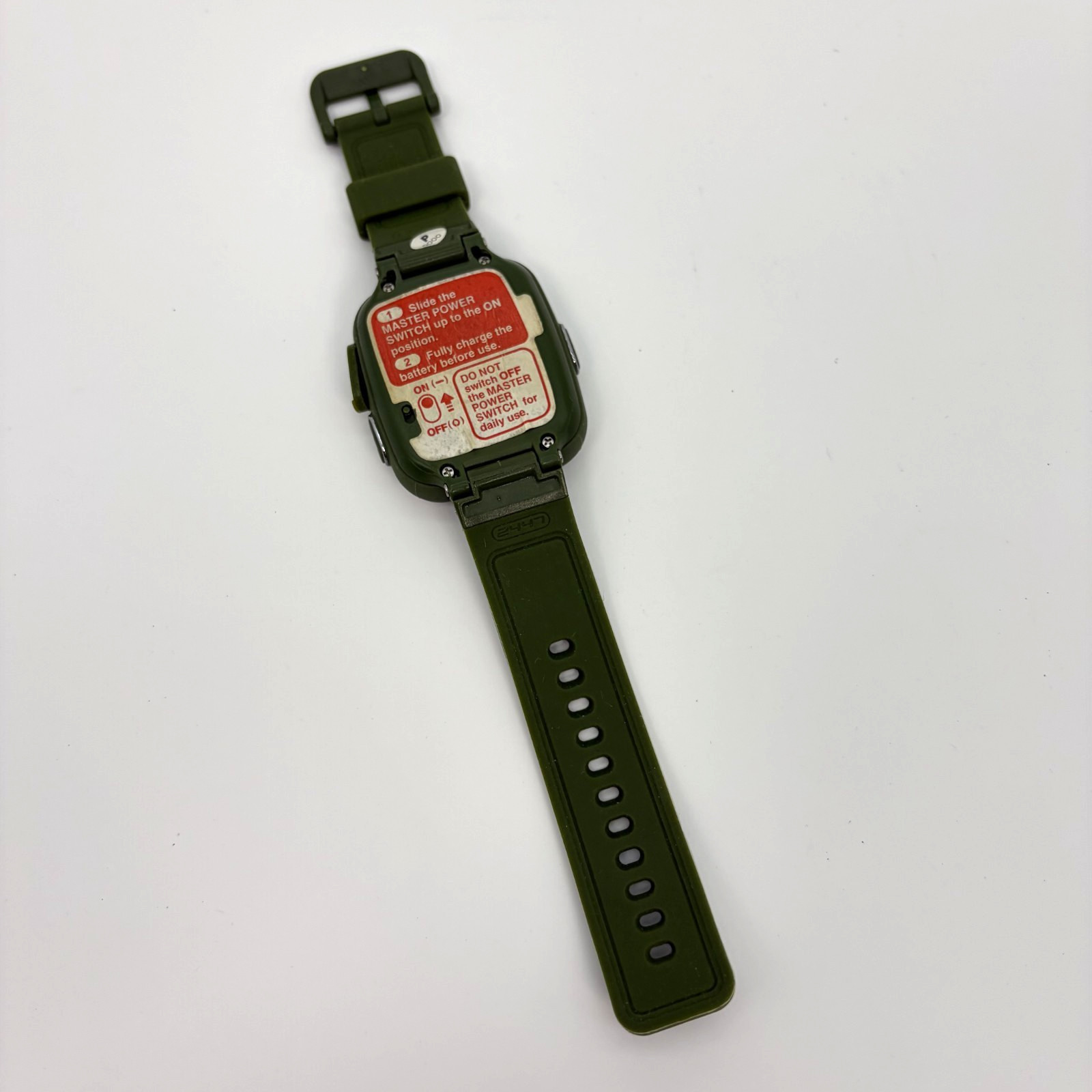 Vtech Kidizoom Kids Watch Green Camo Camera Video Calendar Games Tested WORKS