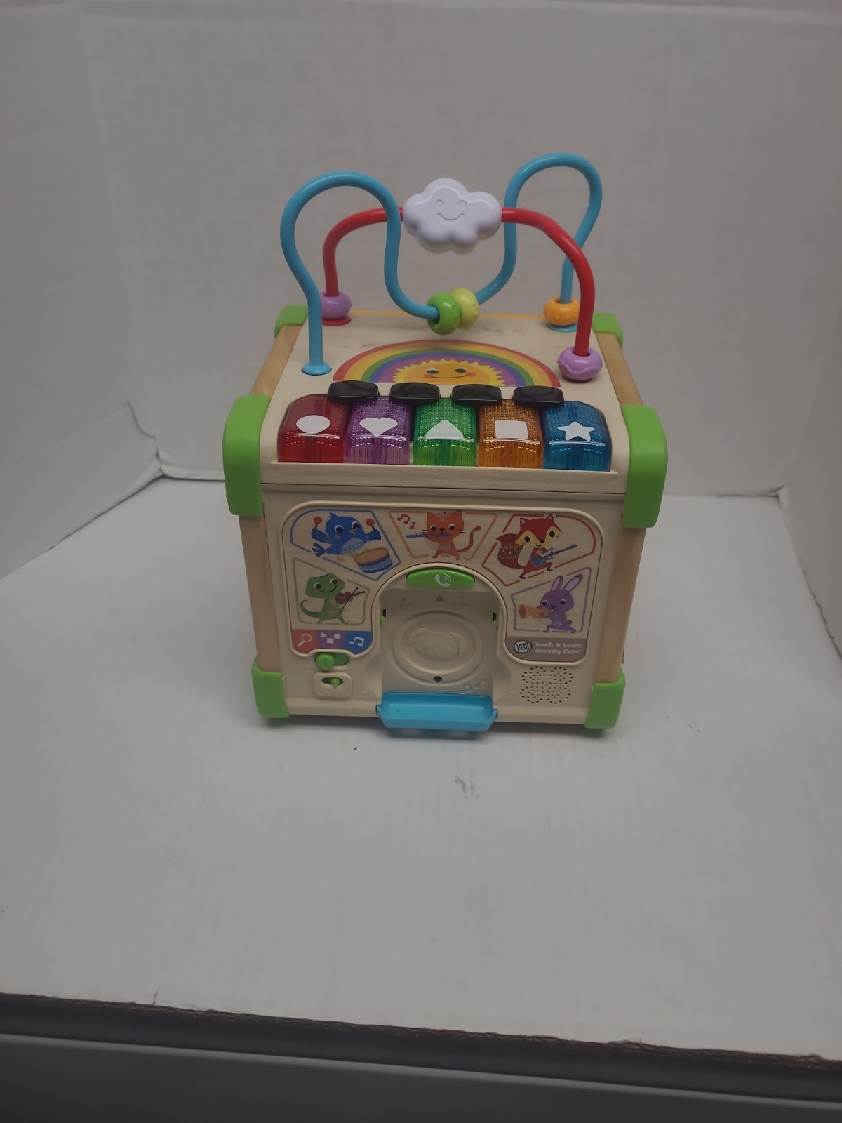 LeapFrog Touch & Learn Wooden Activity Cube #Toy #Baby #Learning Does Work!