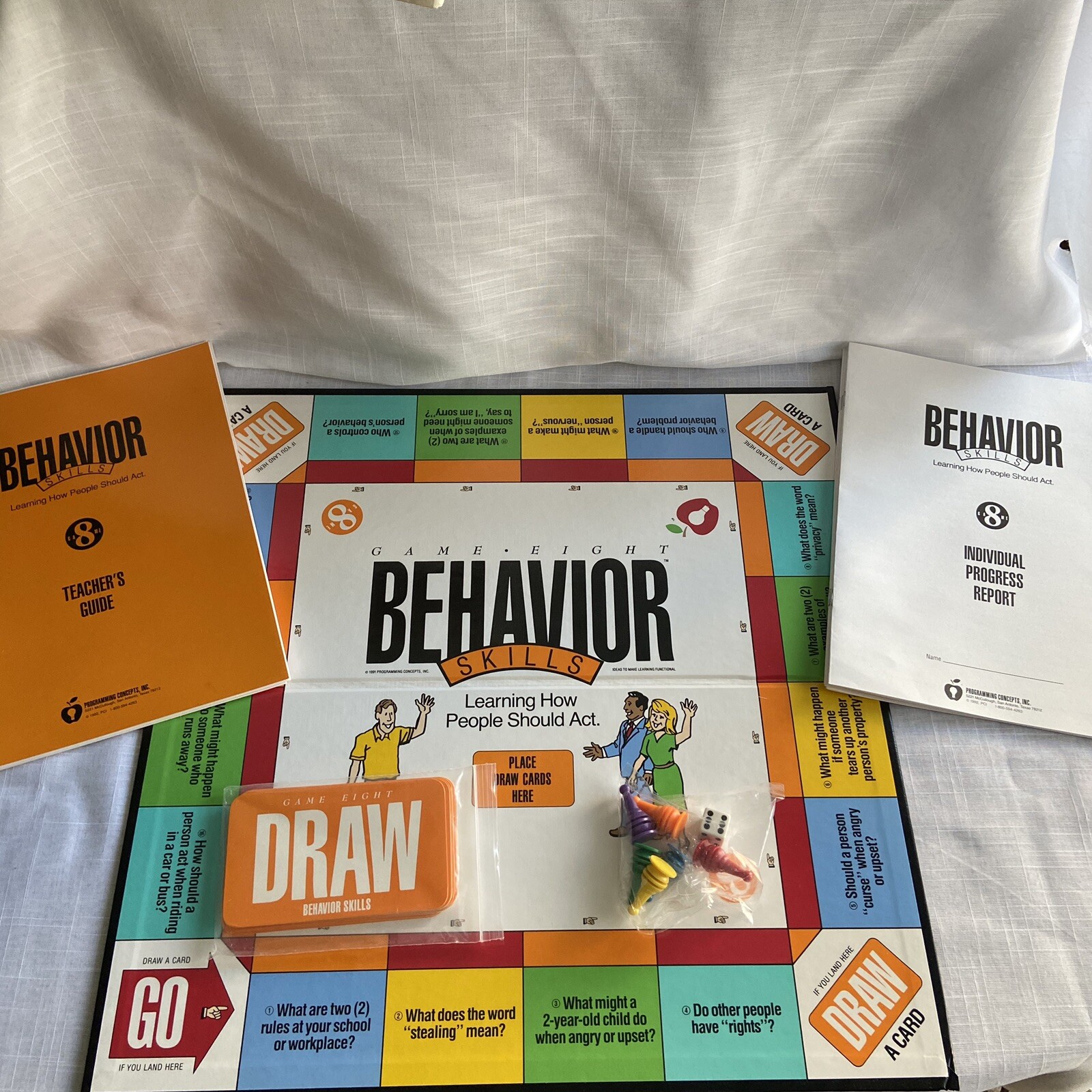 Game Eight Behavior Skills Board Game Special Education Teacher Social Skills