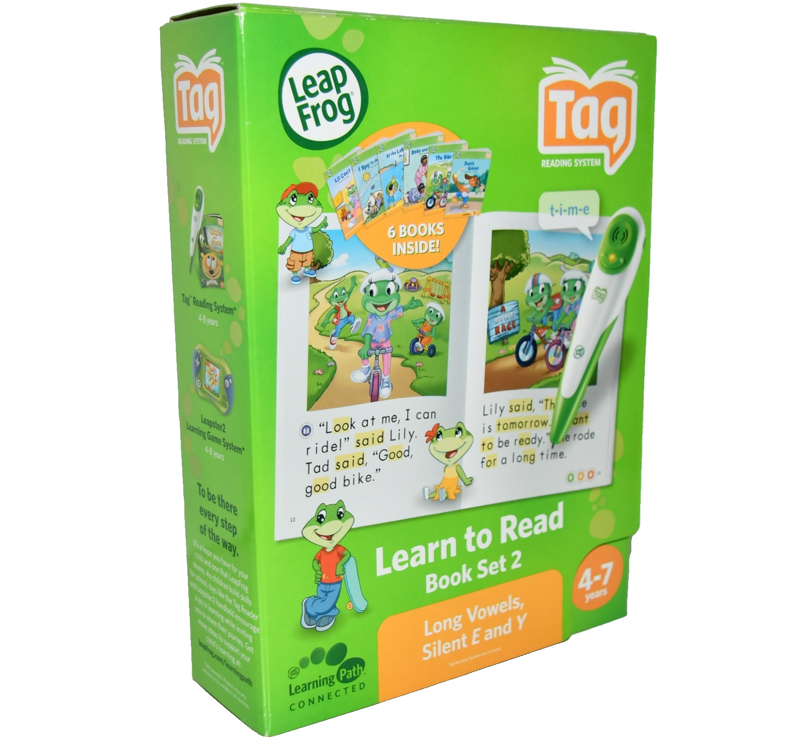 LeapFrog Tag & LeapReader Learn to Read Set 2 ~ Long Vowels ~6 Book Set – NEW