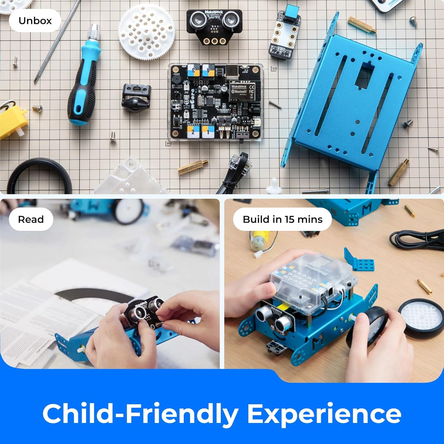 Mbot Robot Kit, Robotics for Kids Ages 8-12 Learn to Code with Scratch & Arduino