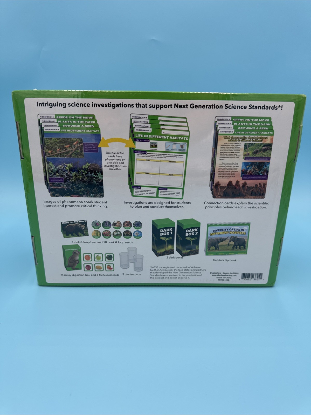 Lakeshore – Meet the Standards Life Science Kit, Seeds & Plants- New!! LM273