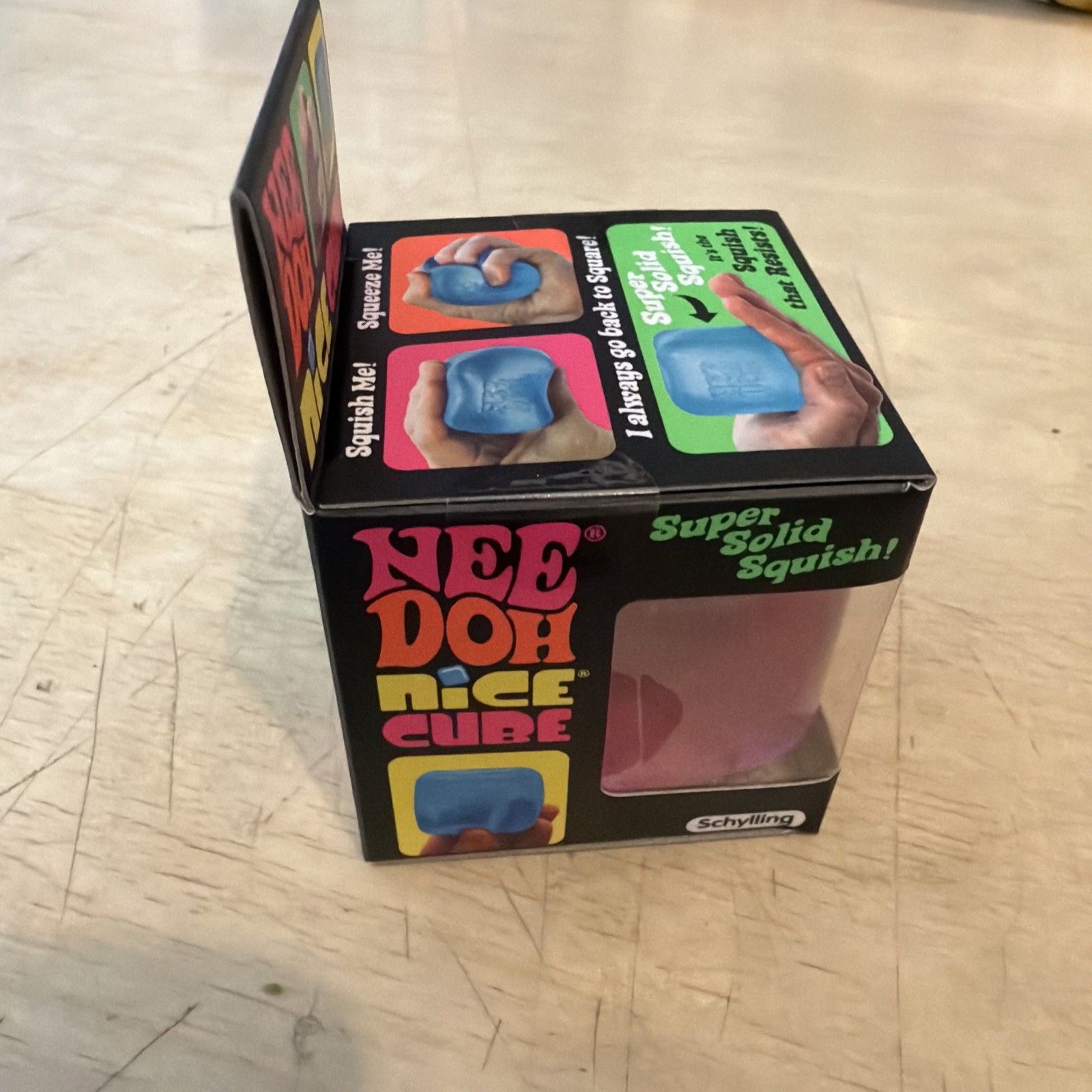 NeeDoh Nice Cube – Pink – Brand New Sealed – Schylling