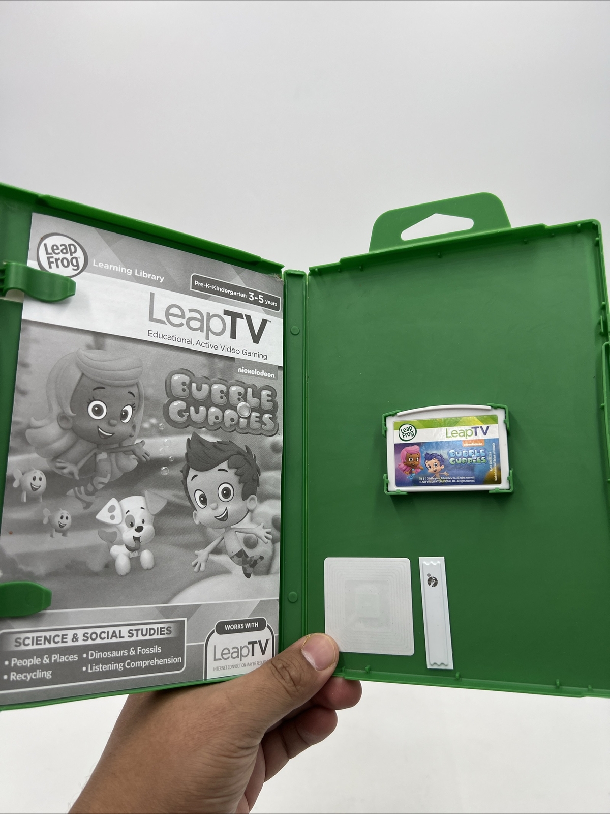 LeapFrog LeapTV Bubble Guppies and Jake Never Land Pirates Lot of 2 Games