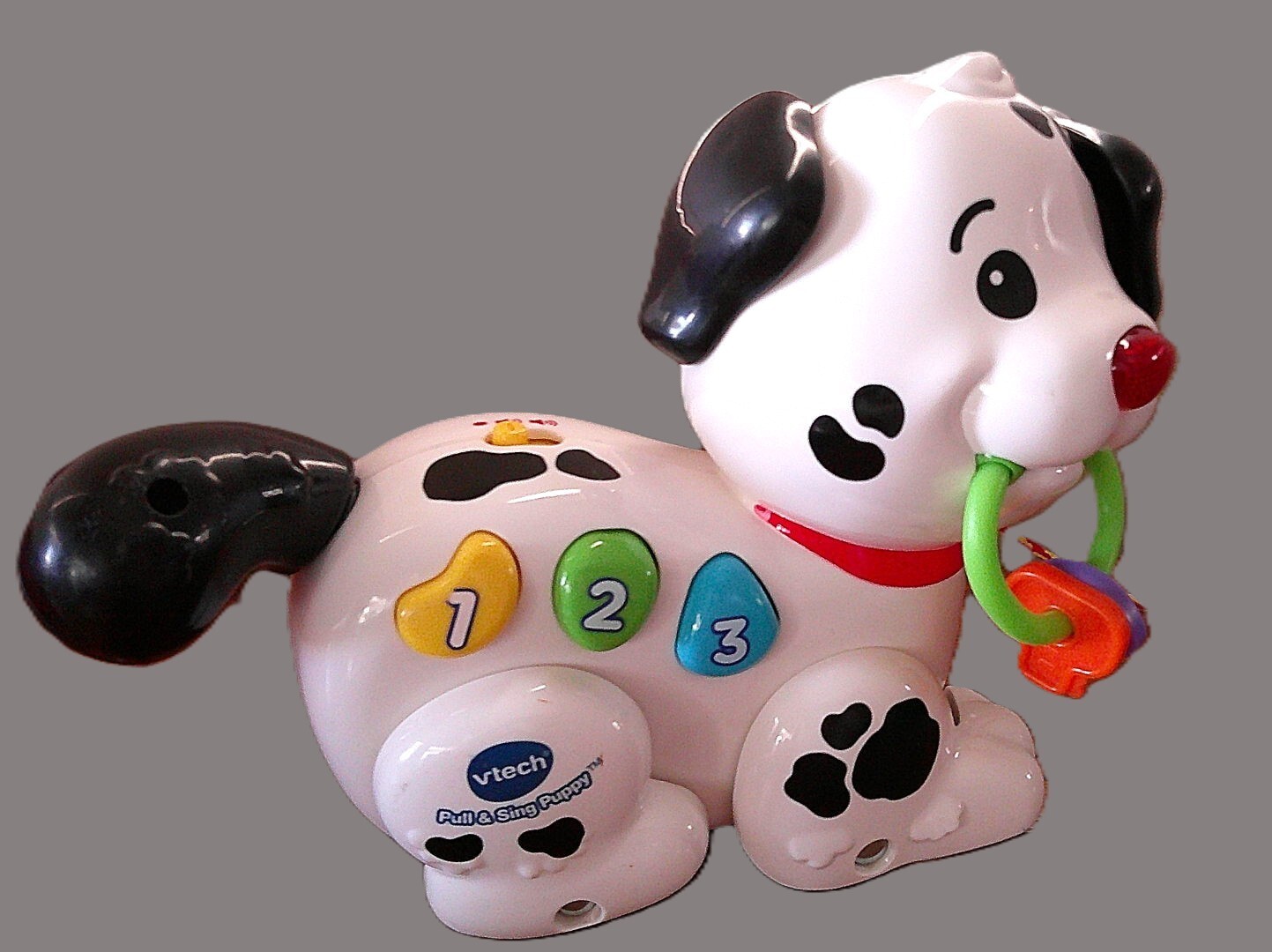 2016, VTech Interactive/Educational Pull & Sing Puppy, Music/Lights/Sound! EUC
