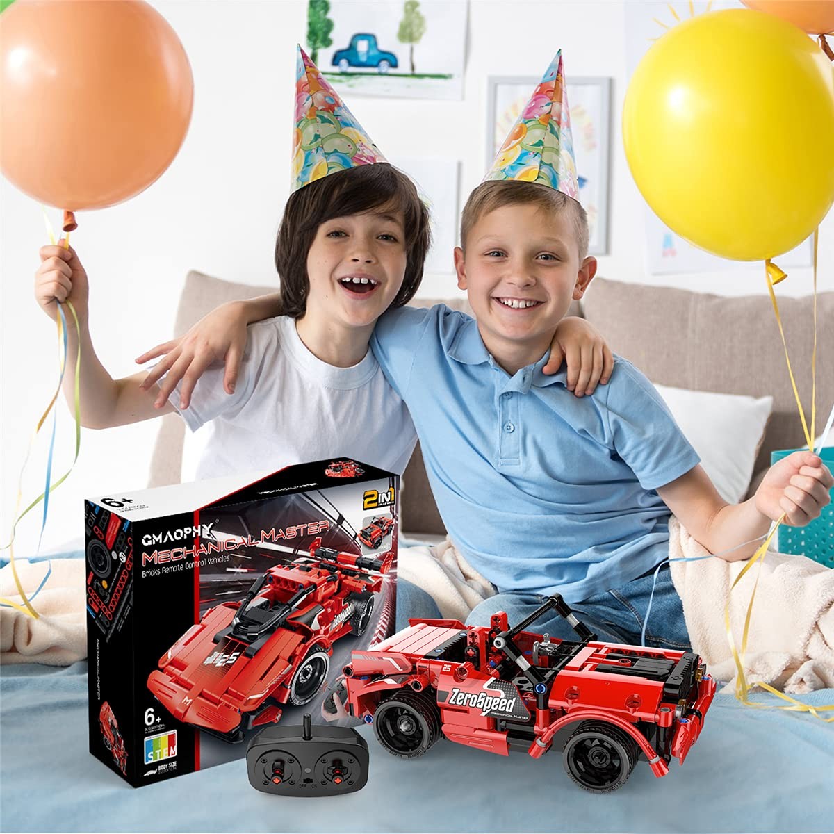 STEM Building Toys for Kids Age 5 6 7 8 9 10 11 12 Years Old 2 in 1 Remote