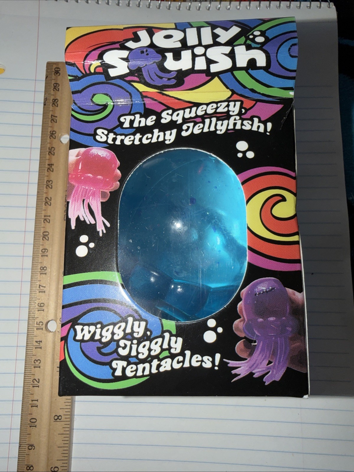Authentic Needoh Extra Large Blue Jelly Squish Stress Reliever Toy New!