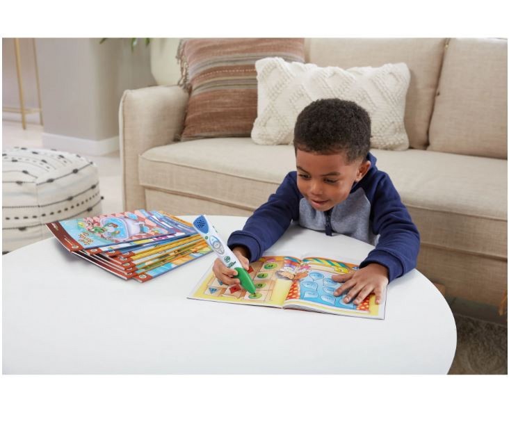 LeapFrog LeapReader Learn-to-Read 10-Book Mega Pack Plastic, Paper with Accessor