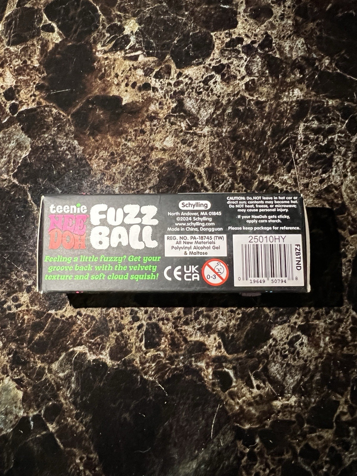 NeeDoh Bundle Nice Ice Baby Cube Blue & Pink, Fuzz Ball Green, Teenie Fuzz Ball