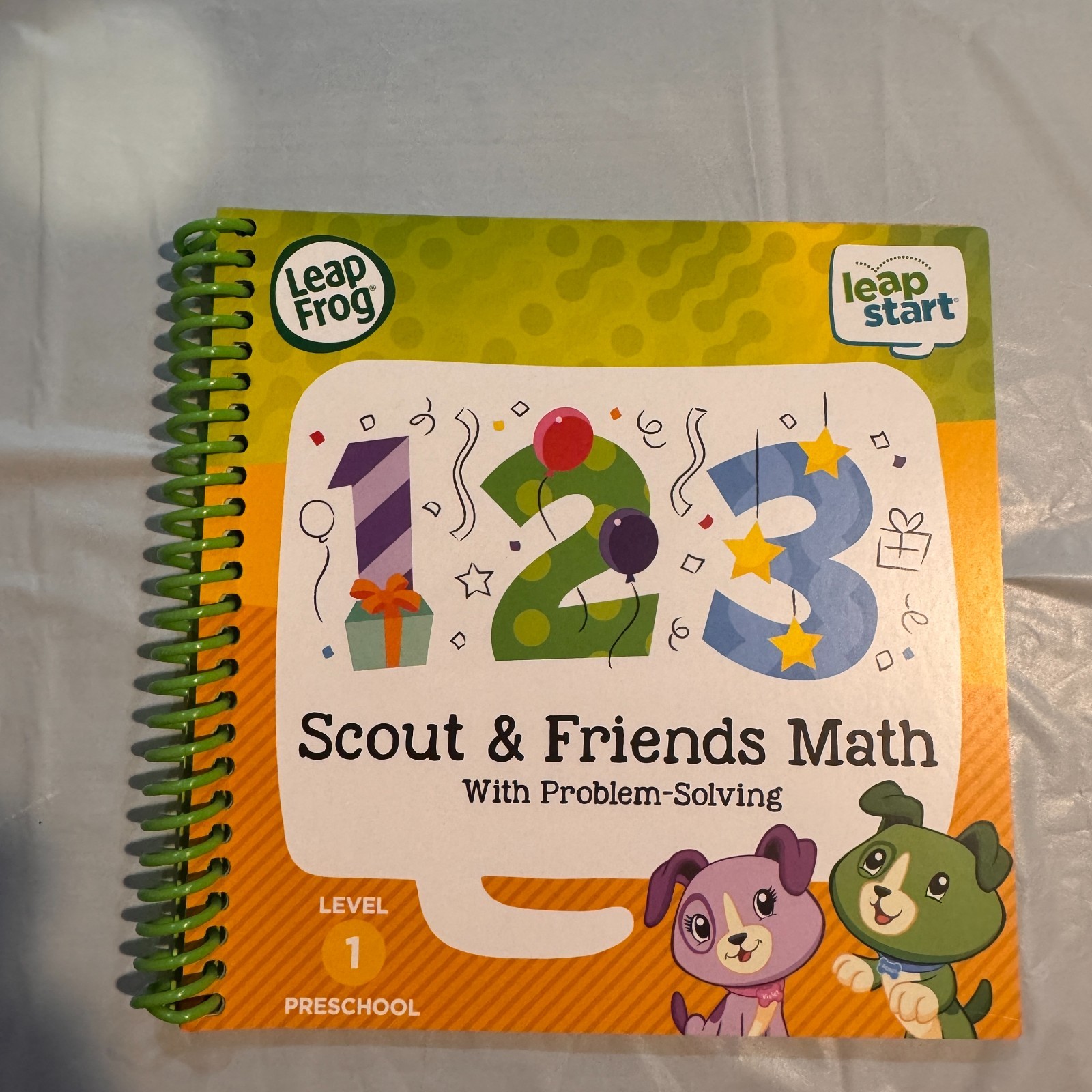 LeapFrog LeapStart Scout and Friends Math Book Level 1 Ages 2-4
