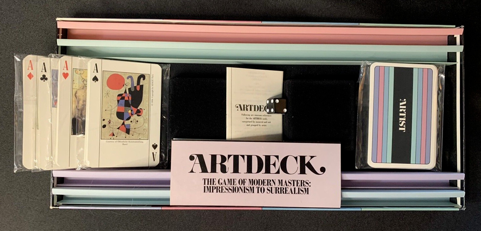 Artdeck The Game of Modern Masters Impressionism to Surrealism 1984
