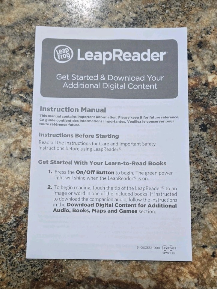 LeapFrog LeapReader System – Green Pen-10 Books