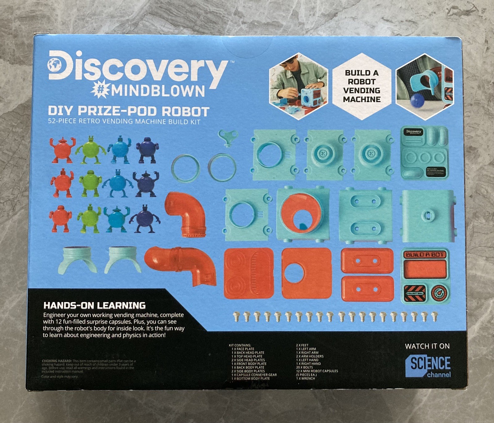 STEM Robot Vending Machine Kit 52 Pieces Educational Toy for Ages 8 and Up