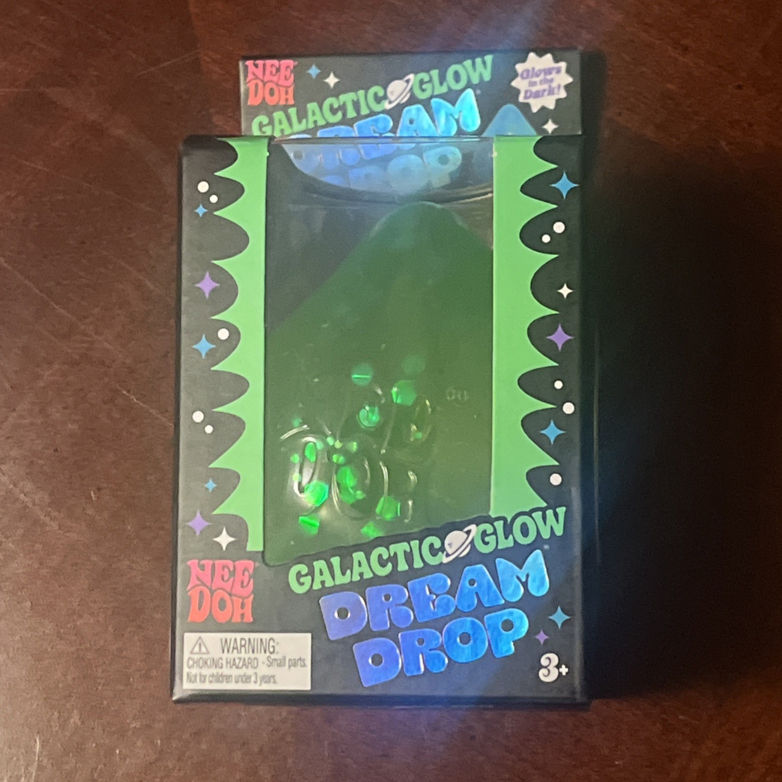 GREEN Needoh Nee Doh Galactic Glow Dream Drop EXTREMELY RARE AUTHENTIC IN HAND