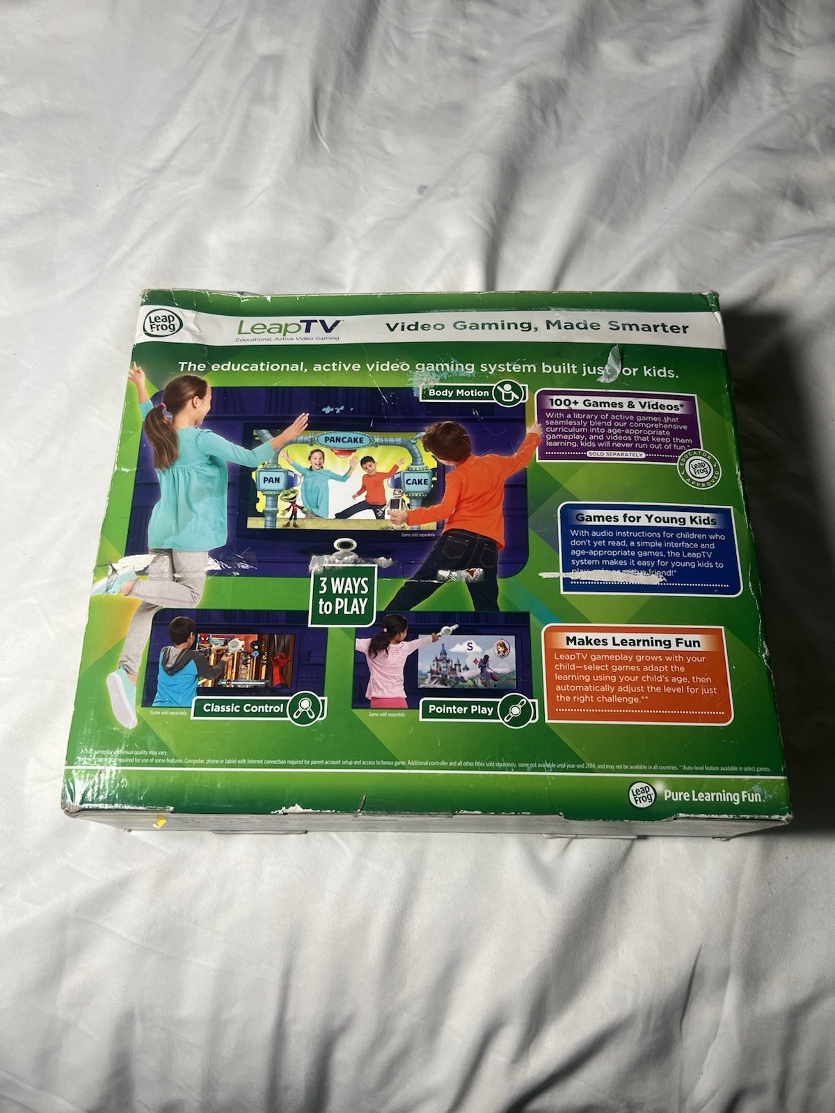 Leap Frog LeapTV Educational Active Video Gaming System NEW