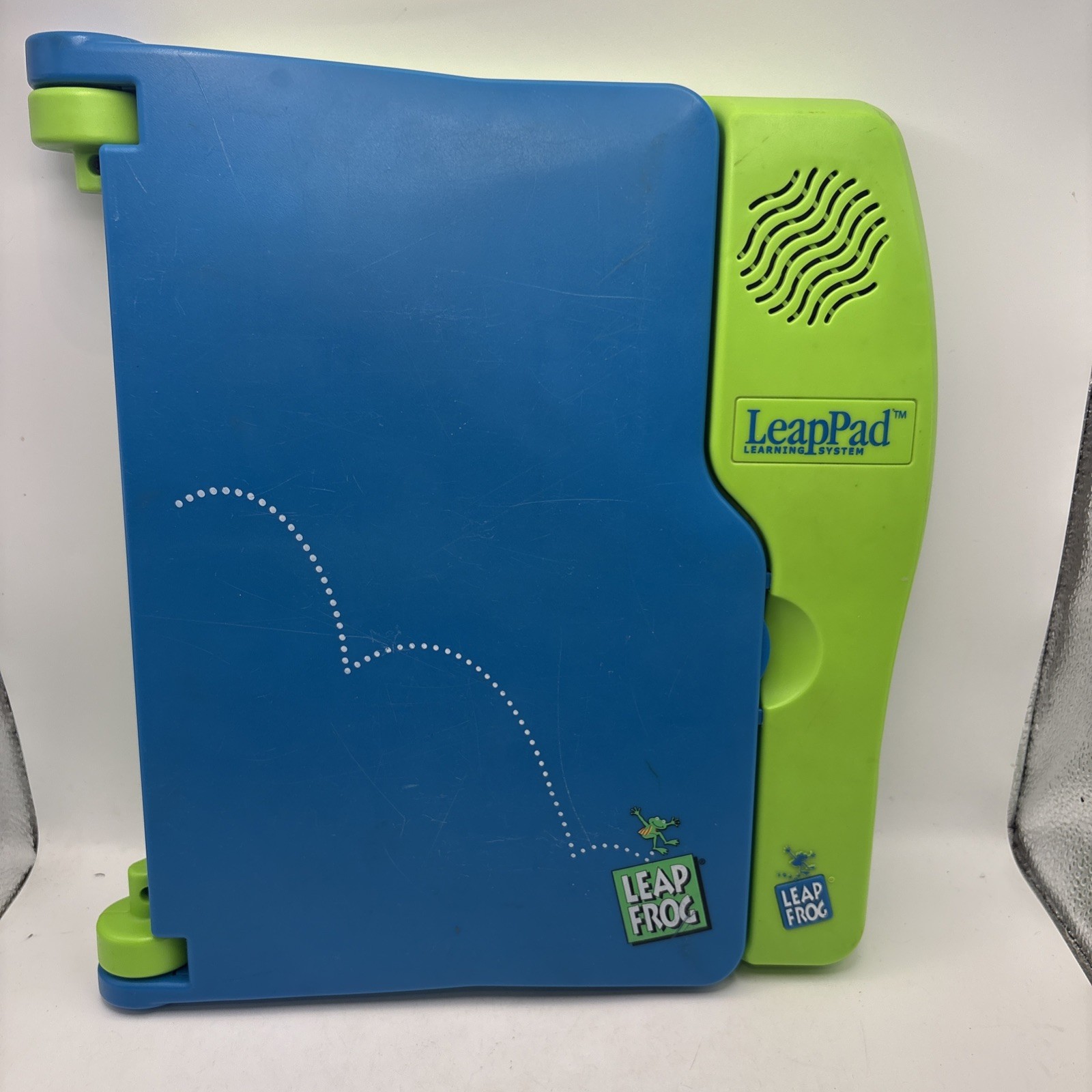 VINTAGE LeapFrog LeapPad Learning System bundle 9 Books 8 Cartridges Backpack CA