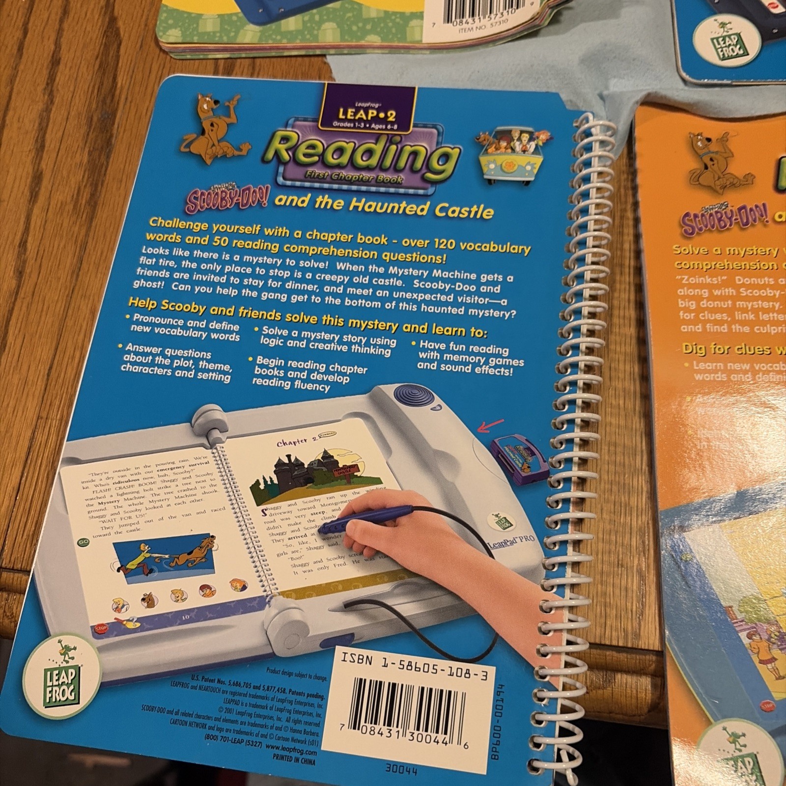 LeapFrog Level 1&2 Books With Cartridges Lot Of 4-Music-Reading-math