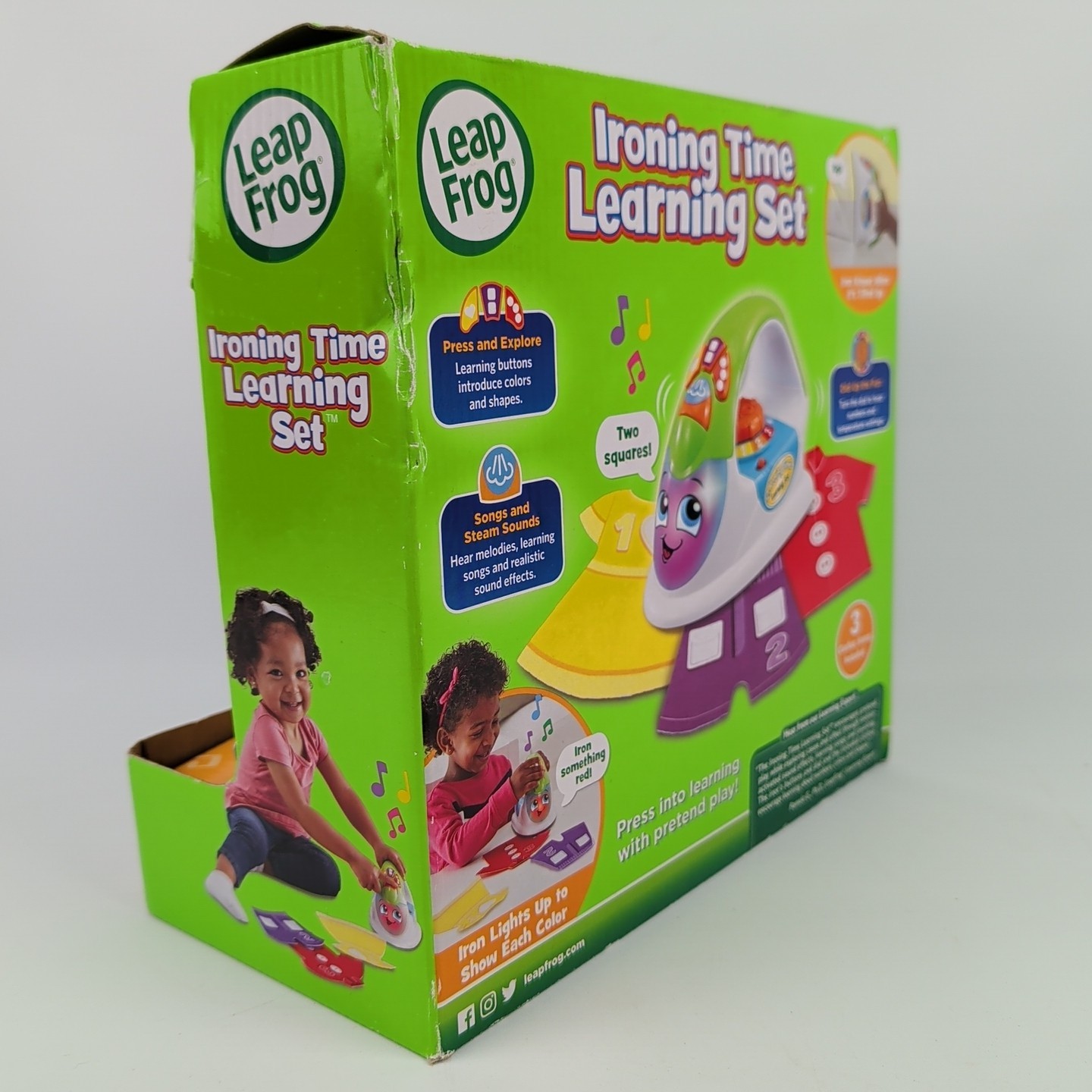 LEAPFROG Ironing Time Learning Set – Motion-Sensing Play Toy 18mo+ NEW