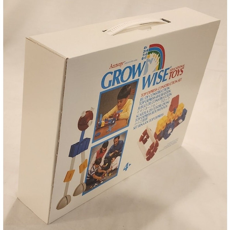 Vintage 1987 Amway Grow Wise Top Express Construction Set II Toy Brand New