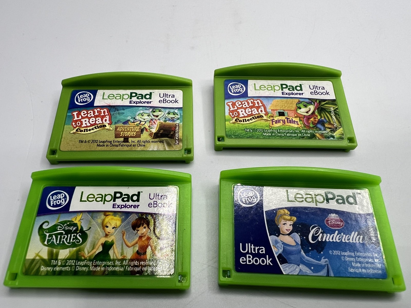 LeapFrog LeapPad Explorer Ultra EBook Lot Learn To Read Disney Cartridges Tink’s