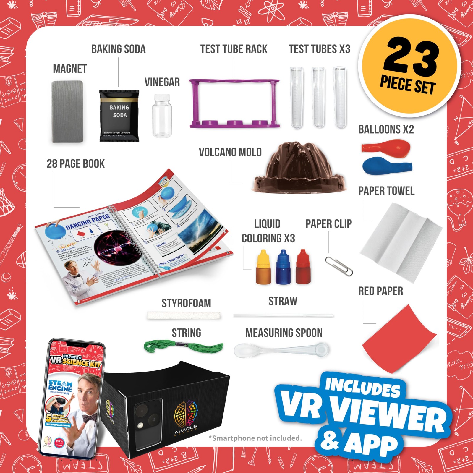 Bill Nye’s VR Science Kit Student Edition – Virtual Reality Kids Book and Intera