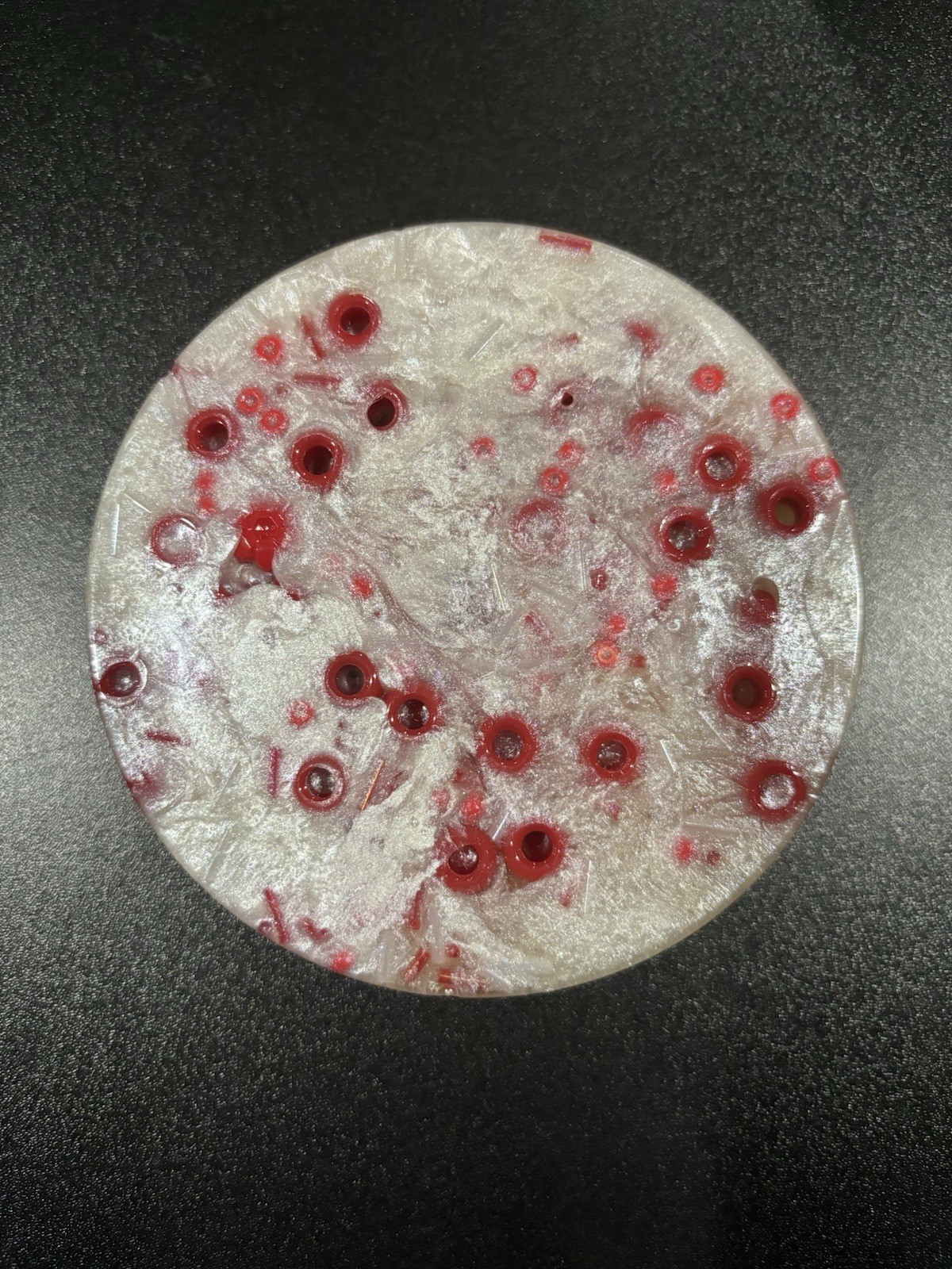 Picky Pad- Red + 4″ Mold Remeltable in the Microwave and Reusable Up To 30X