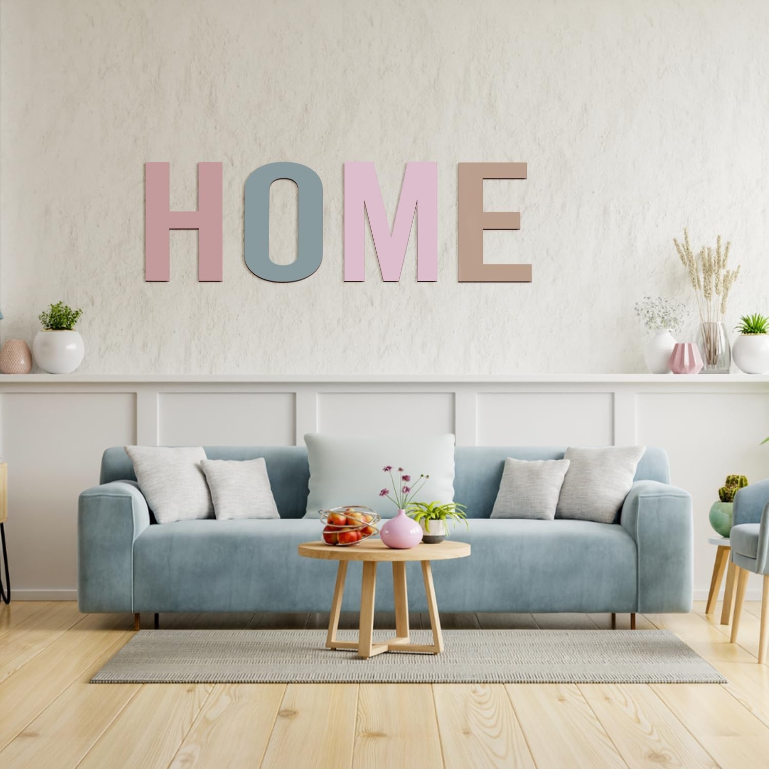 Large Wooden Letters 17 Inch Big Wooden Alphabet Letters for Wall Decor Unfin…