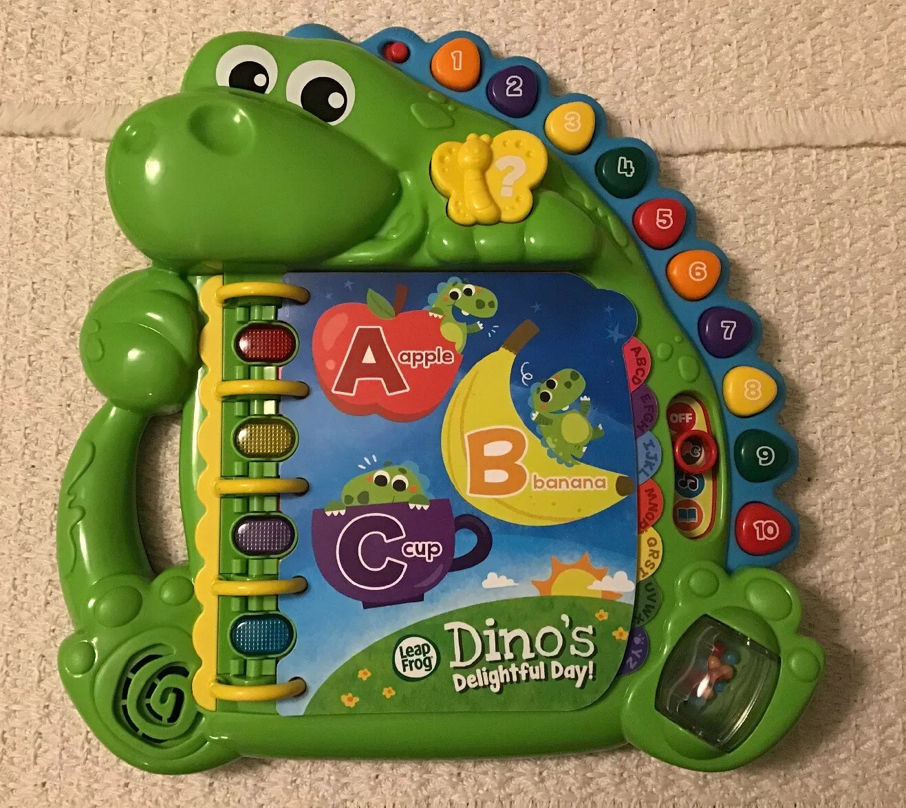 LeapFrog Dino Friends Delightful Day Book – 16 Interactive Pages, Educational