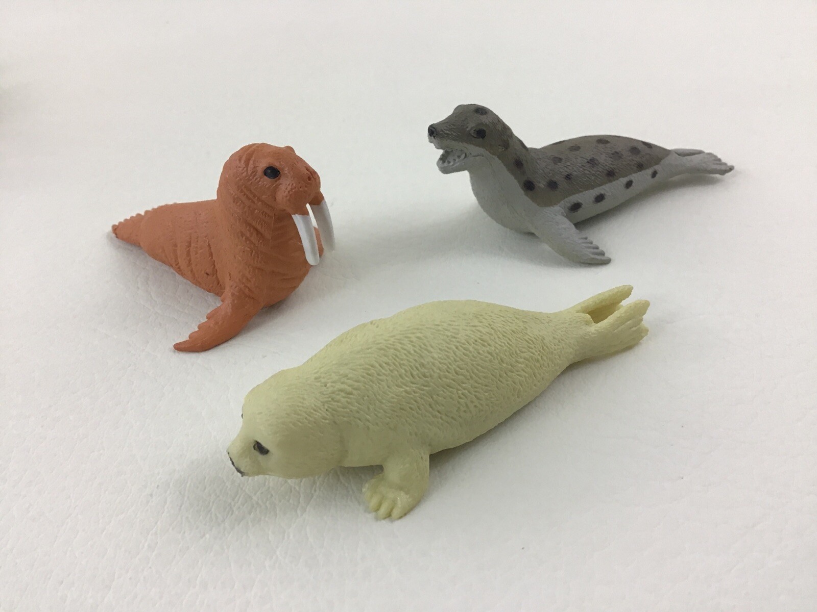 K&M Arctic Animals North Pole Sea Life Miniature PVC Figures 10pc Lot Realistic