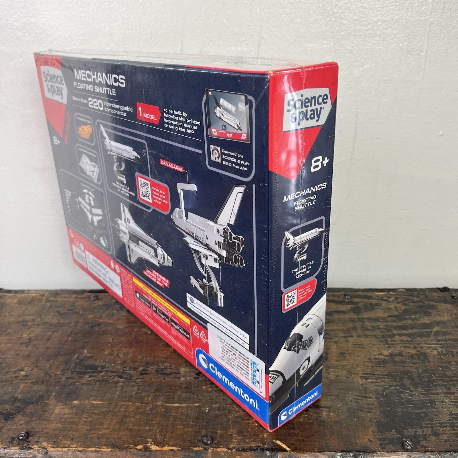 NASA SPACE SHUTTLE model Clementoni Science Museum Made in Italy New In Box NIB