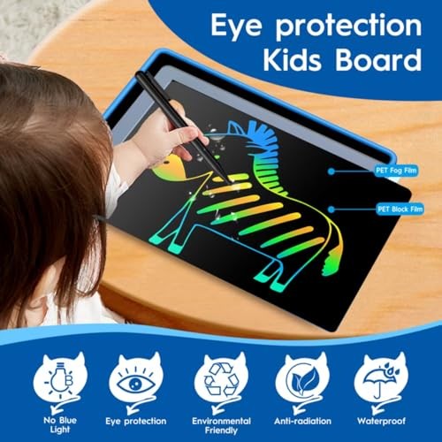 Kids Gifts Ideas, 20 Inch Large LCD Writing Tablet for 17″W x 13″H Blue