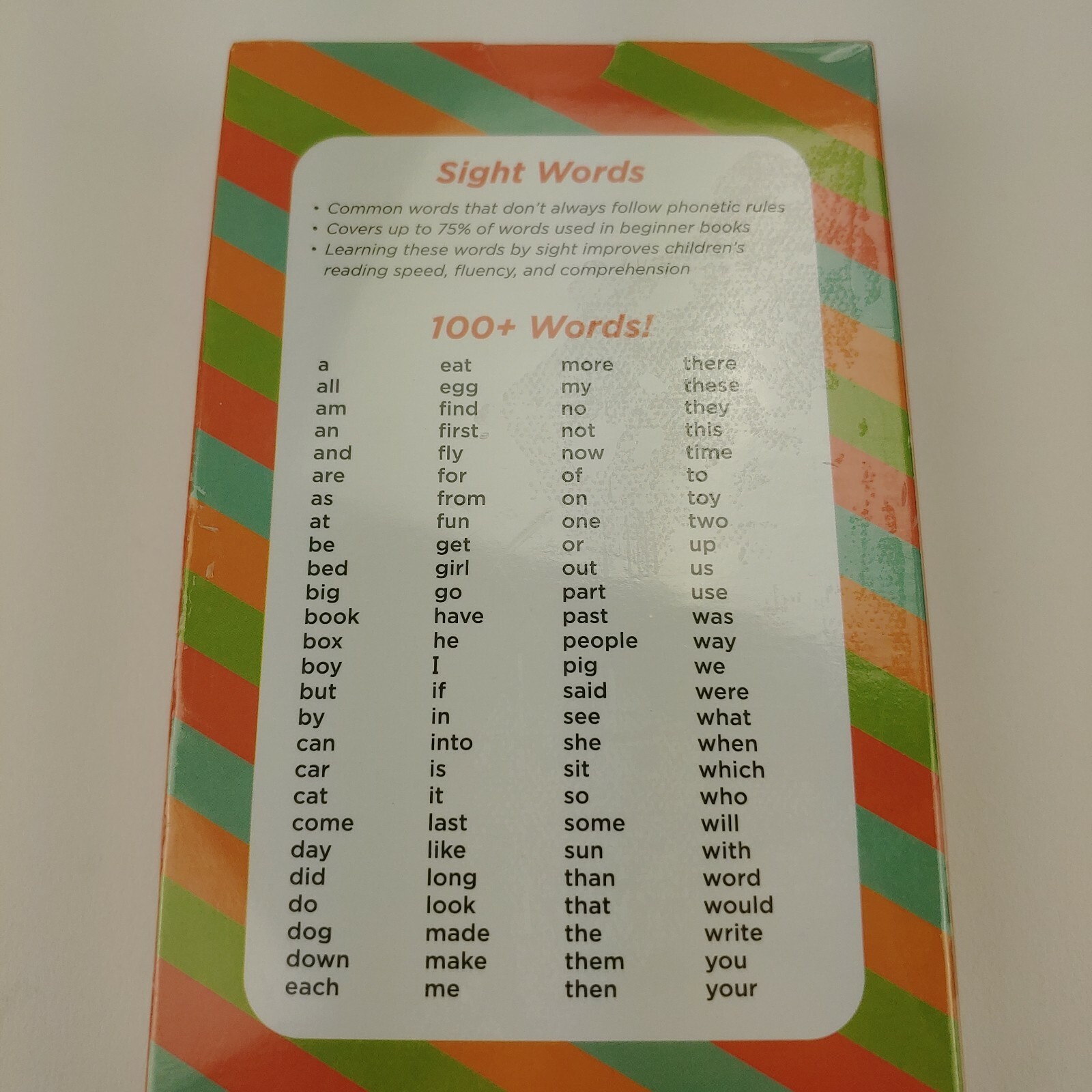 Sight Words Flashcards – Preschool Pre K – Think Tank Scholar 100+ Words 6 Games