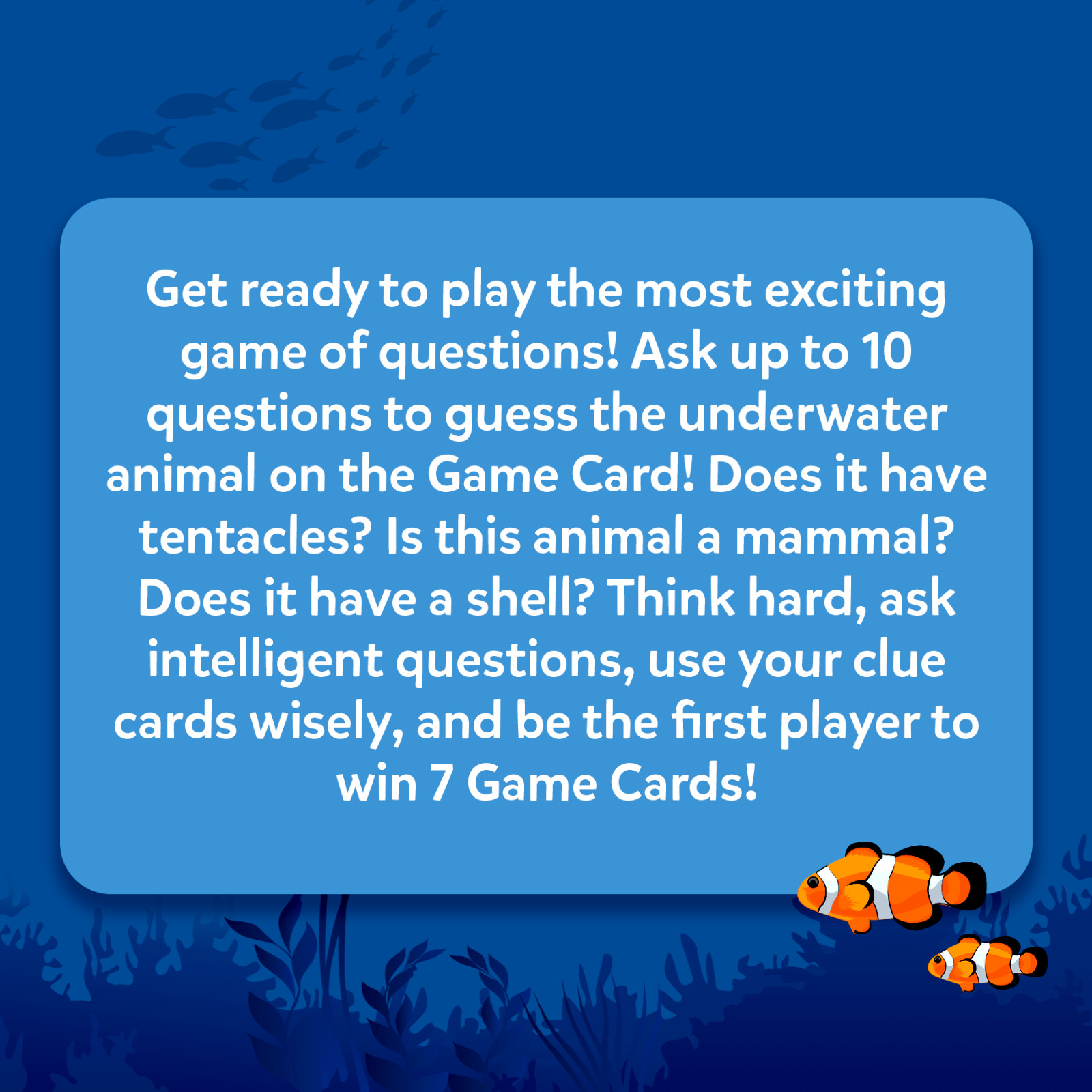 Skillmatics Card Game – Guess in 10 Underwater Animals for Kids Ages 8 and Up