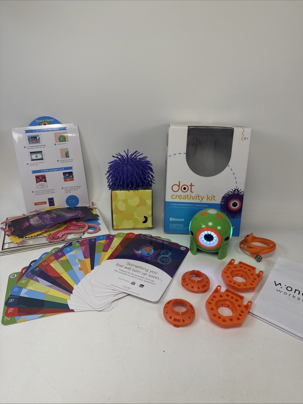 Wonder Workshop Dot Creativity Kit DO01 Robot Bluetooth Ages 6+ 2017 APP control