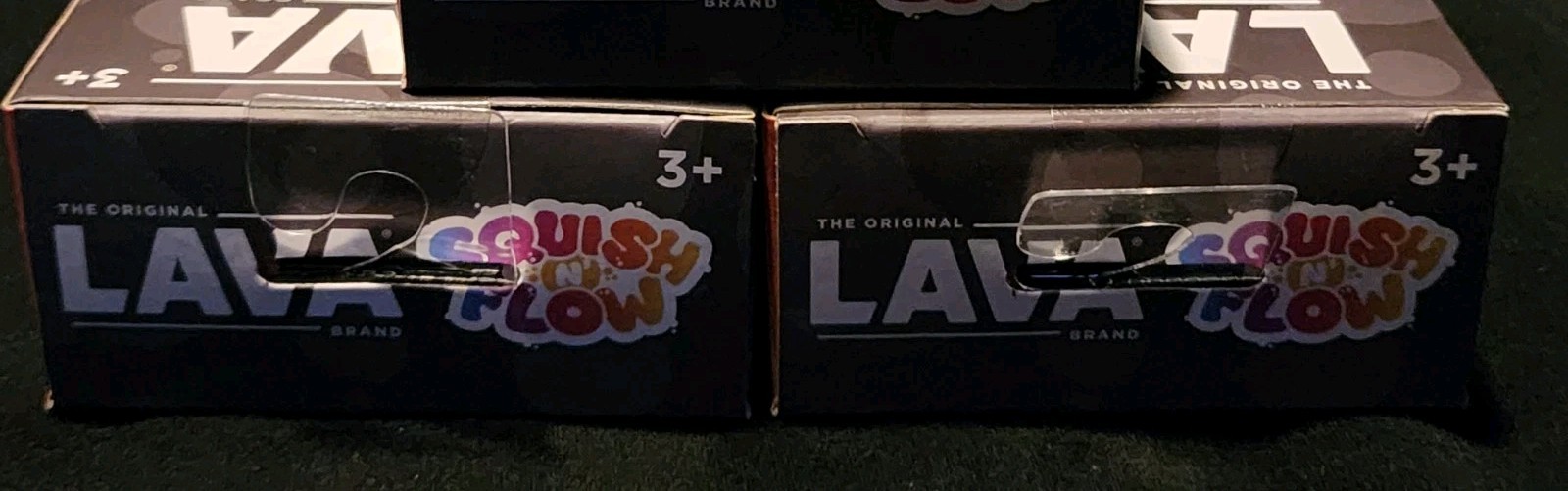 Schylling Lava Squish N Flow NeeDoh Glow In The Dark Red & Purple Lamp New Rare