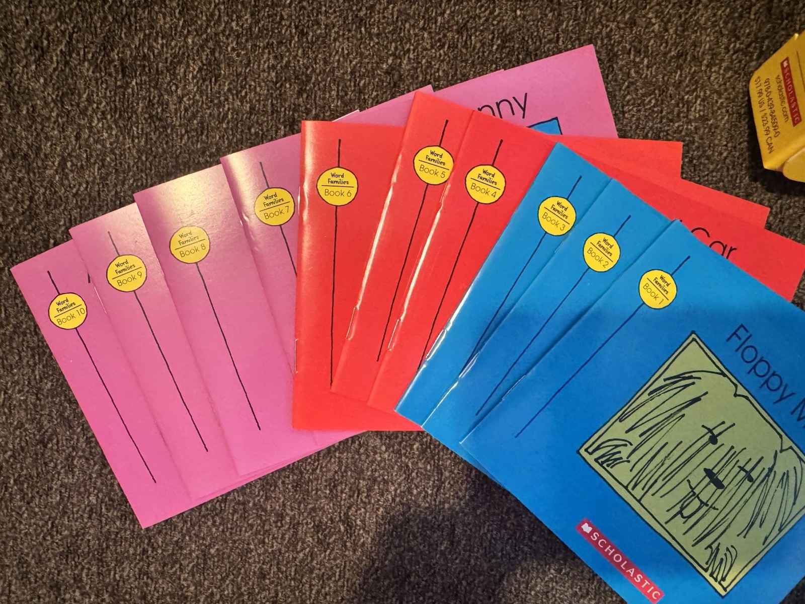 Scholastic Bob Books Set 3 Word Families Stage 3 Developing Reader 4-7 Years