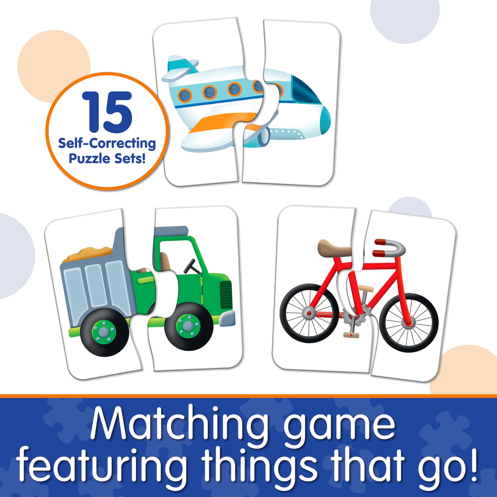 My First Match It Vehicle Puzzles Colorful Educational Fun for Kids