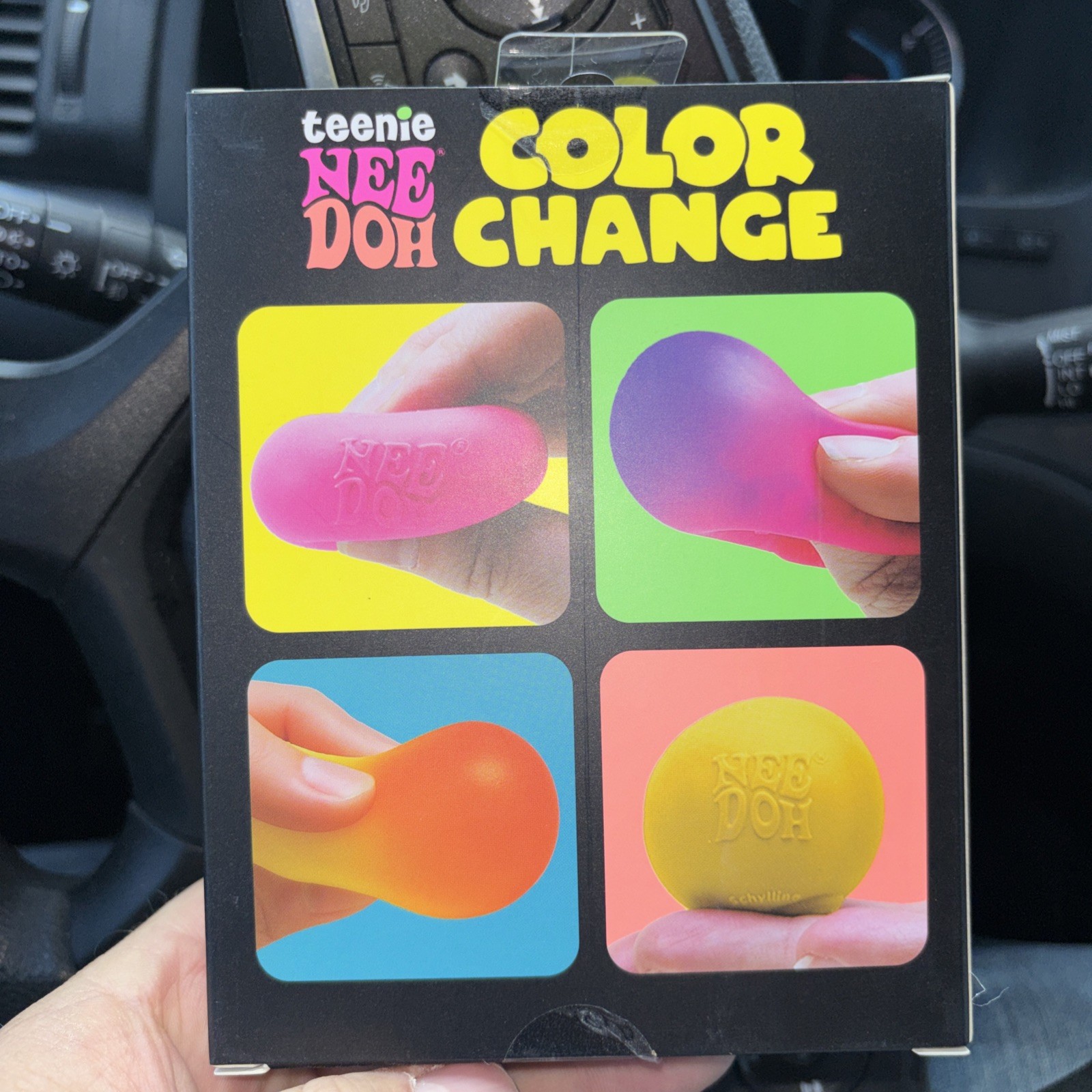 Nee Doh Teenie Color Change 4 Pack NIB Hard To Find Tic Tok Viral