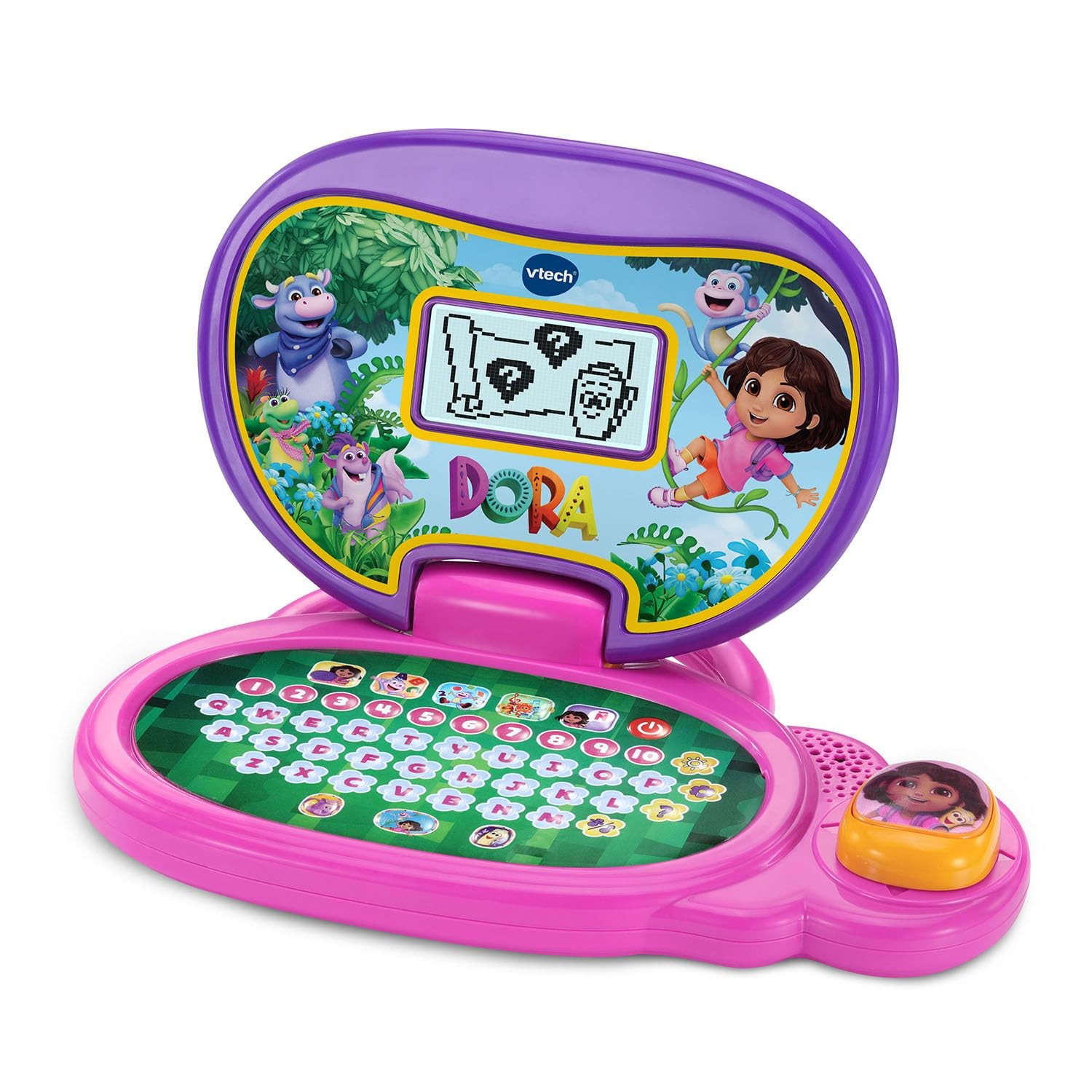 VTech Dora More to Explore Learning Laptop 11.8″ x 11.9″ x 2.2″, Multicolor