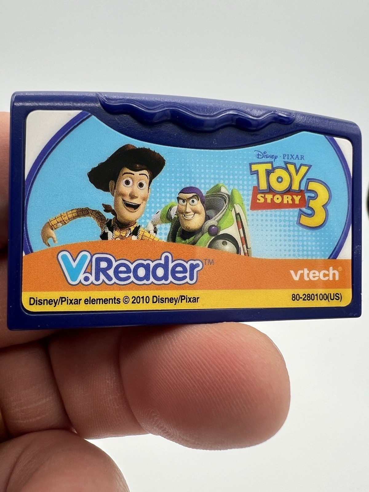 VTech V.Reader Interactive E-Reading Console Toy Story 3Cartridge W/Stylist Pen
