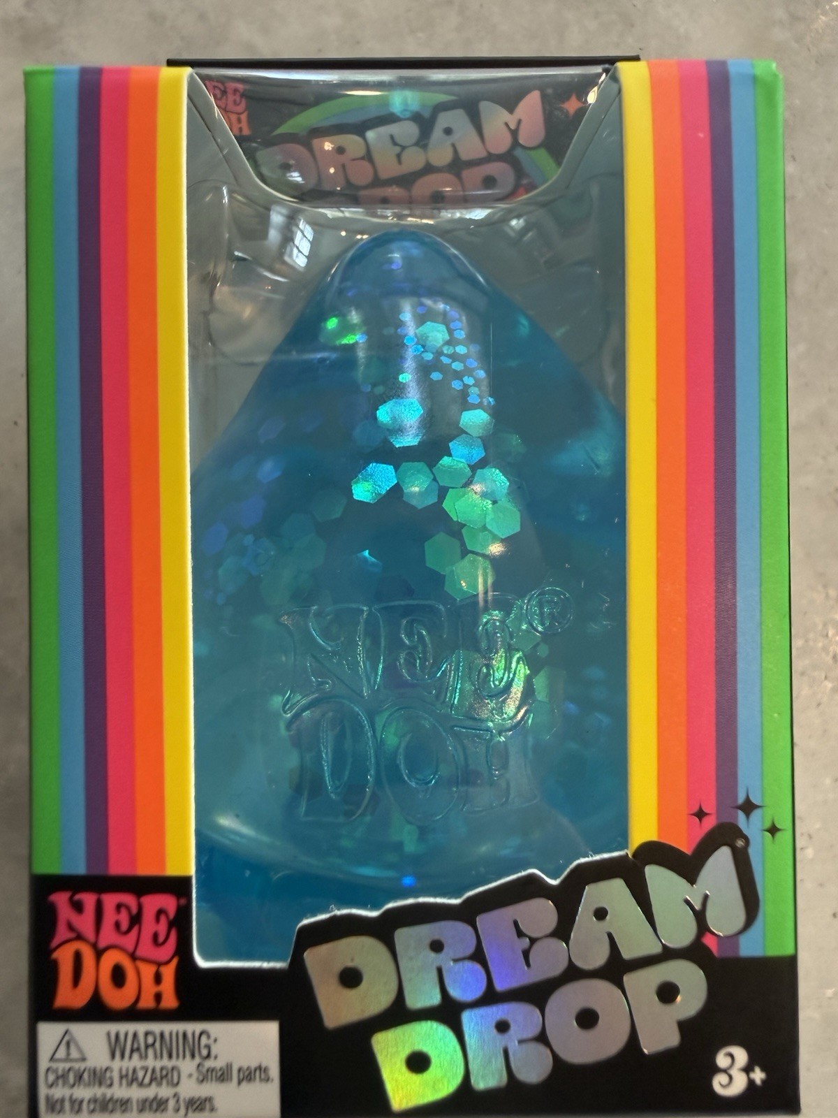 NeeDoh Dream Drop Squish Squeeze Toy 3+ Age 3-4 Years Blue 26100NAB